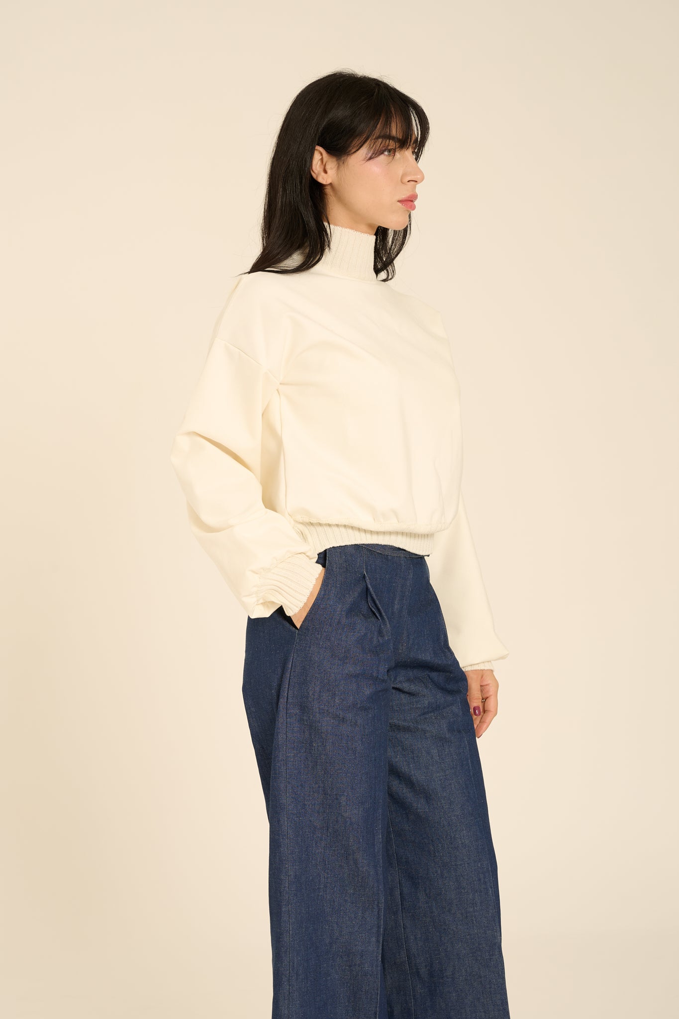 Felpa over in cotone