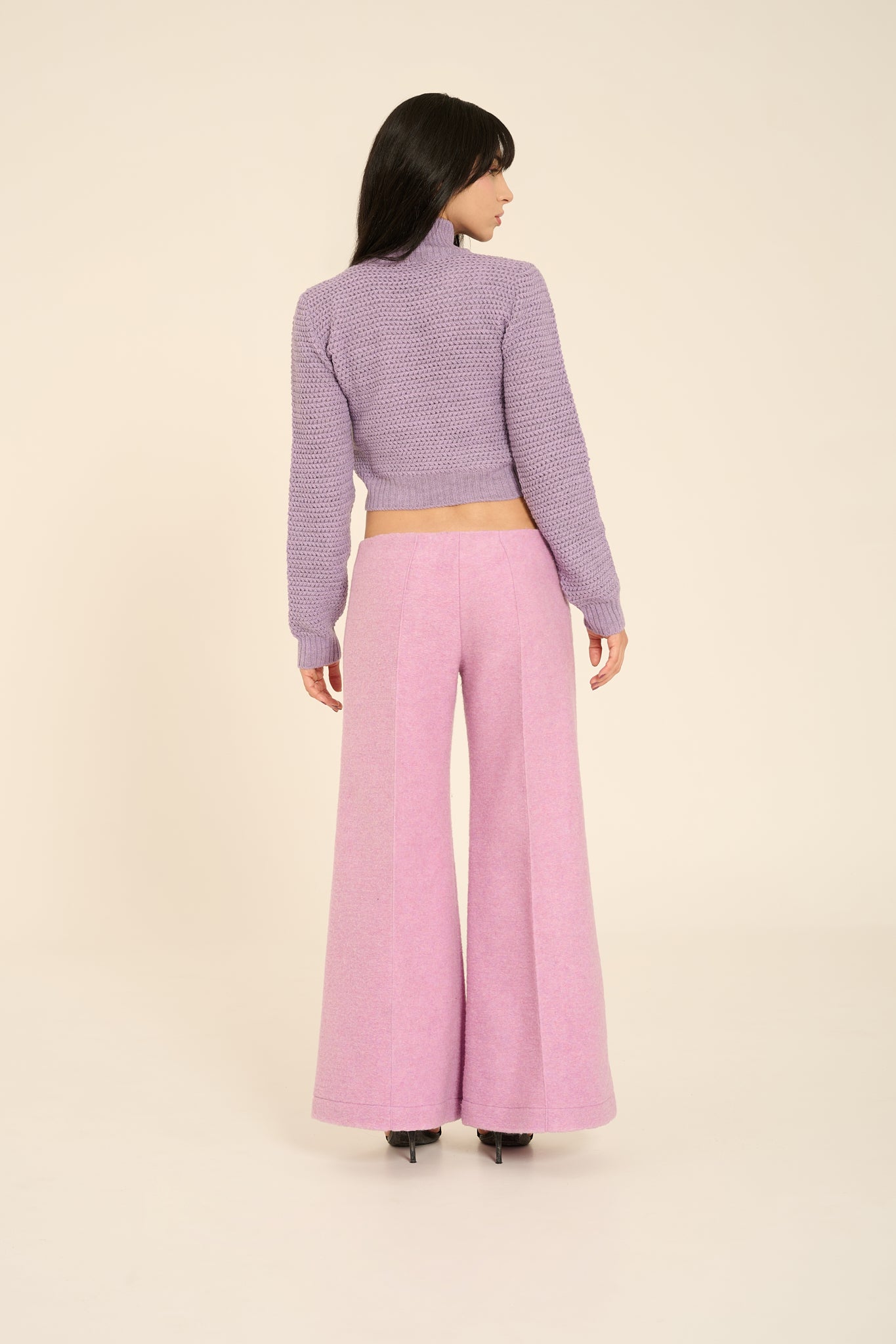 Pantalone in lana mohair