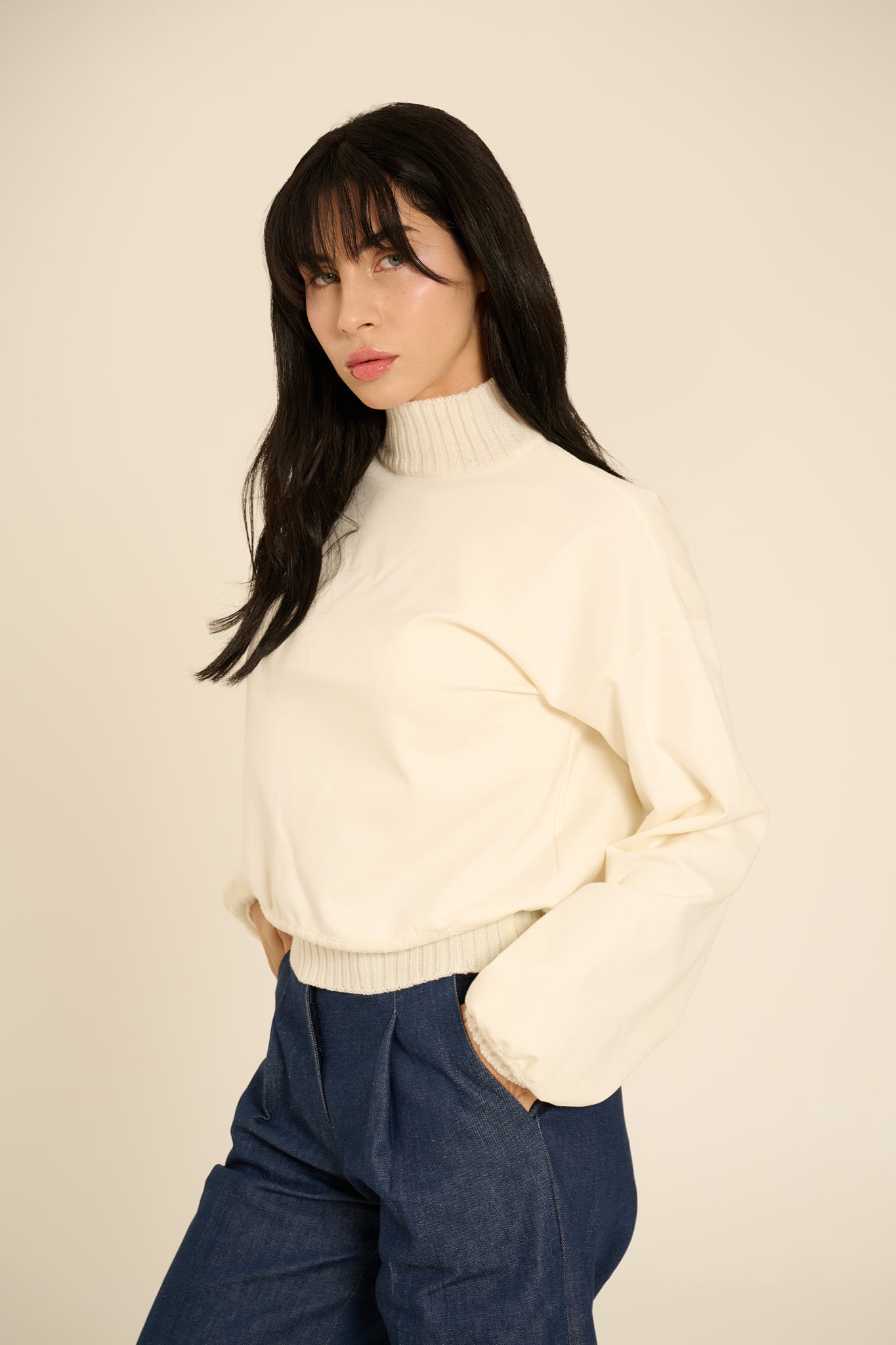 Felpa over in cotone