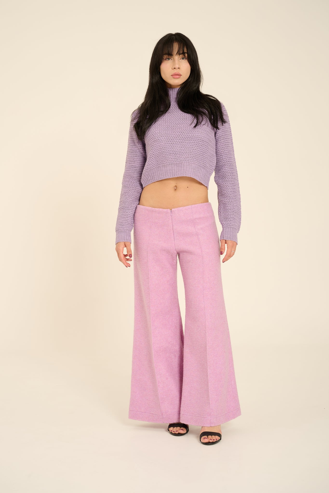 Pantalone in lana mohair