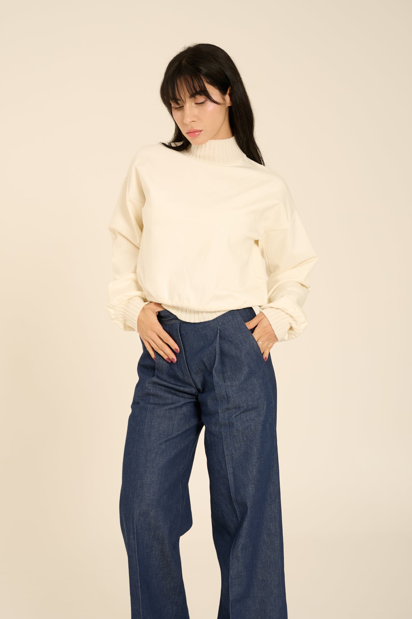 Felpa over in cotone