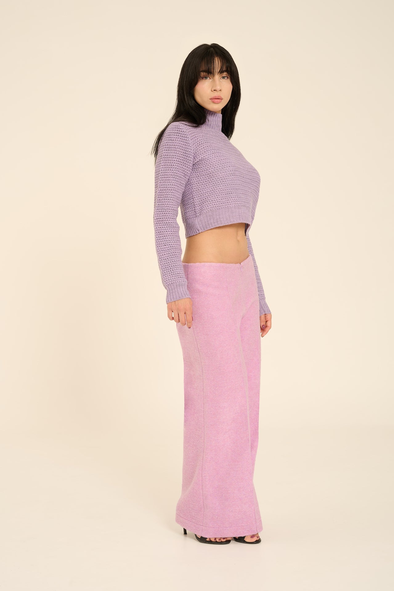 Pantalone in lana mohair