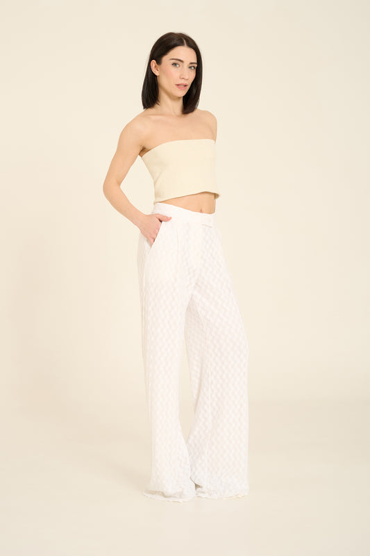 Top in viscosa elastan